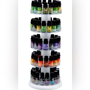 J JACKCUBE DESIGN Rotating Essential Oil Display Stand Spinning Rack for 75 Bot.